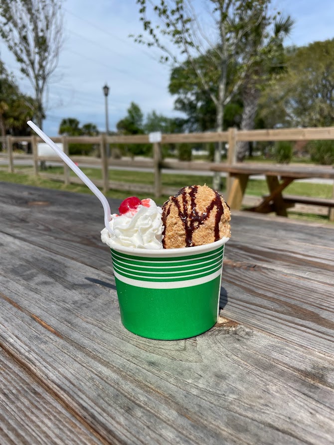 Turtle Roll Ice Cream