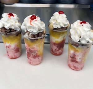 Turtle Roll Ice Cream