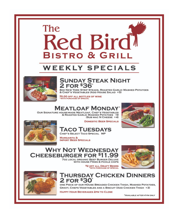 The Red Bird Bistro & Grill