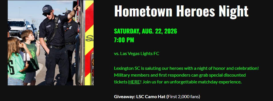  Lexington Sporting Club August 22nd