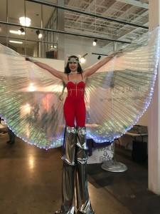 La Santa Damiana - Fire Dancer / Stilt Walker