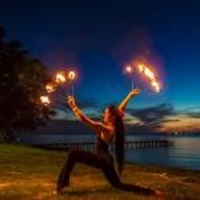 La Santa Damiana - Fire Dancer / Stilt Walker