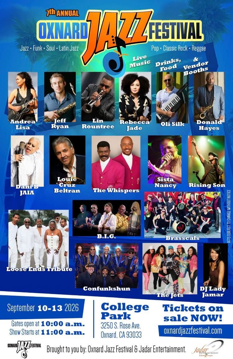 Oxnard Jazz Festival 2026 - GA Sunday